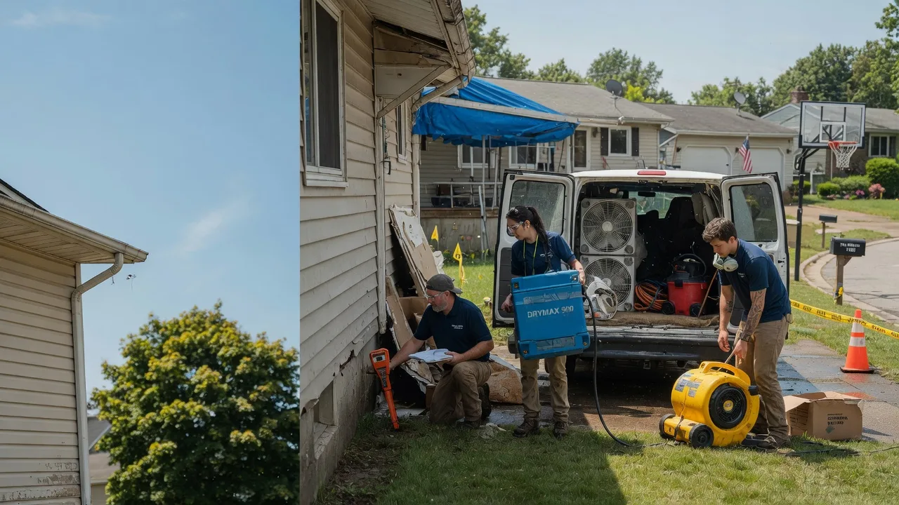 Ceiling Leak Cleanup in Ashippun, WI near me